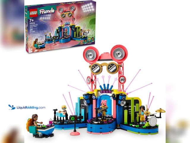 Lot 49-5448329 - LEGO Friends Heartlake City Music Talent Show Building Kit, Social-Emotional Musical Toy for Kids to...