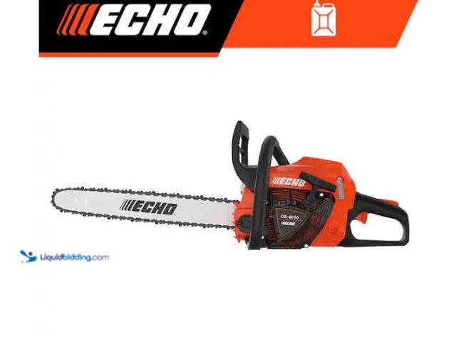 Lot 49-1624659 - ECHO 18 in. 41.6 cc 2-Stroke Gas Rear Handle Chainsaw Model # CS-4010-18, Used, Has Compression, Una...