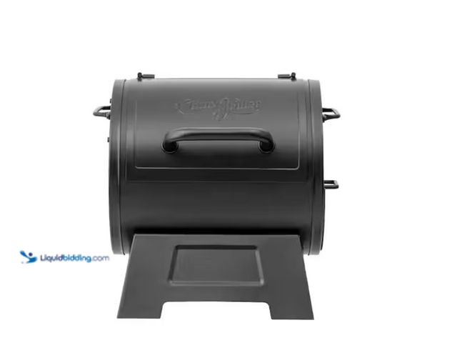 Lot 49-1575540 - Char-Griller Portable Charcoal Grill or Side Fire Box with Adjustable Air Vents, Heavy Duty - Black,...