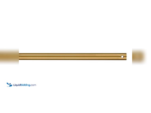 Lot 49-3564914 - Generation Lighting 24 in. Burnished Brass Extension Downrod, 1/2 in. Inside Diameter. Model # DR24B...