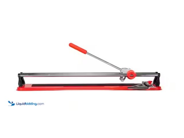 Lot 49-1575645 - Rubi Practic 61 Plus-24 in. Tile Cutter with Tungsten Carbide Blade and Roller Guide, Model # 21979,...