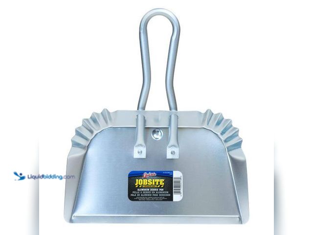 Lot 49-3564490 - QTY 2 -  Quickie
Professional 17 in. Aluminum Dust Pan. Model # 428. Unused