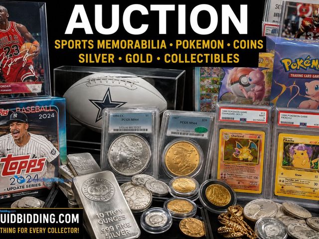 GRAND BLANC: Coin, Sports Memorabilia, Toys & Collectables Auction!