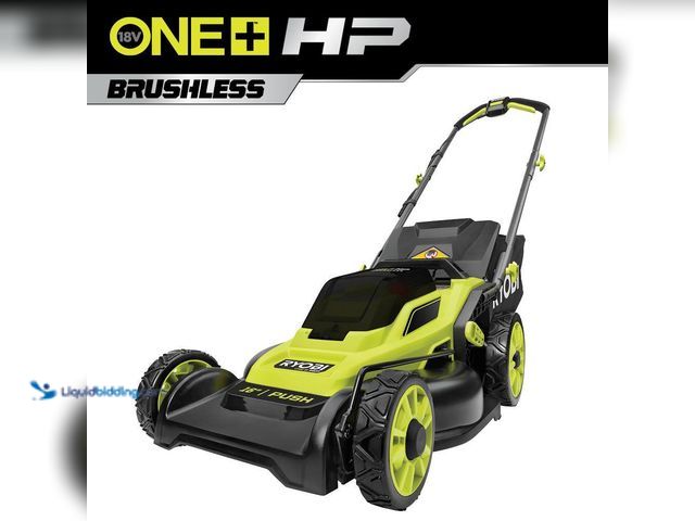 Lot 49-3514525 - RYOBI ONE+ HP 18V Brushless 16 in. Cordless Battery Walk Behind Push Lawn Mower. [Model # P1109BTL] ...