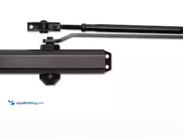 Lot 49-1623870 - Universal Hardware Heavy-Duty Bronze Commercial Door Closer, Model # UH4032, Unused, Has attachments...