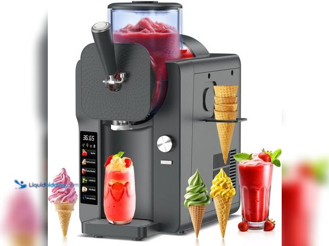 Lot 49-3564464 - Ice Cream Maker, Slushie Machine for Home, Slushy Machine 70 oz Margarita Machine with 6 Preset Prog...