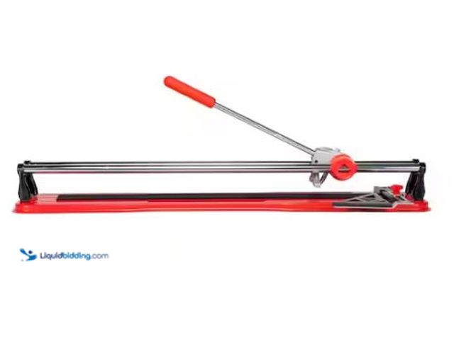 Lot 49-1569609 - Rubi Practic 61 Plus-24 in. Tile Cutter with Tungsten Carbide Blade and Roller Guide, Model # 21979,...