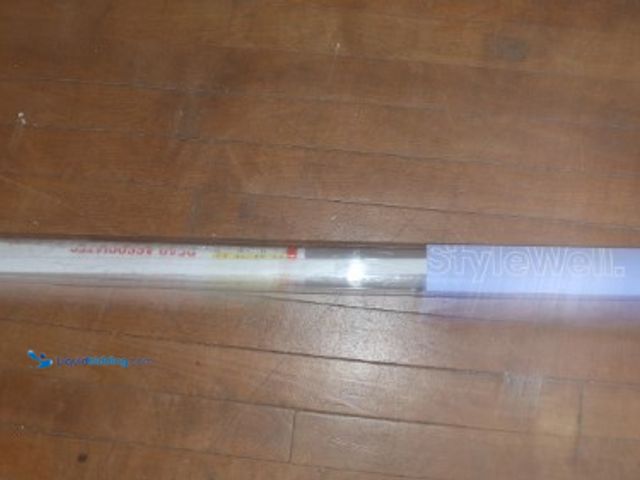 Lot 49-1625705 - Lot of (2) StyleWell Cordless Blackout Roller Shade Fabric Gray, Model # 397072492851, Unused, Has a...