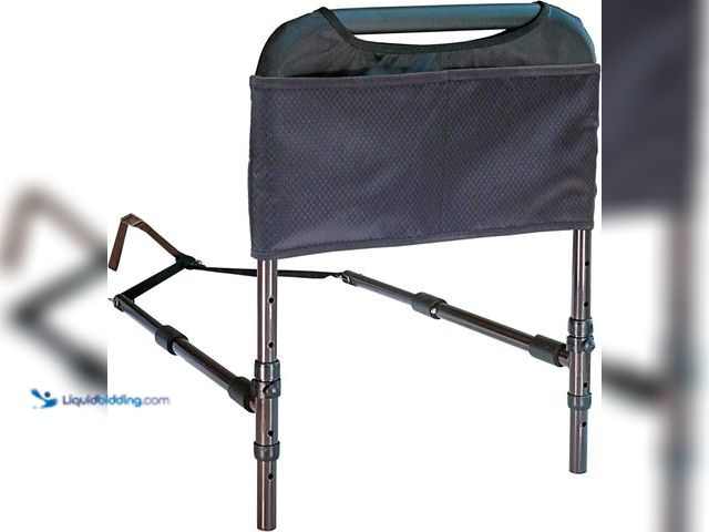 Lot 49-3527871 - Able Life Bedside Safety Handle, Padded Stand Assist Railing for Seniors, Height Adjustable Bed Rail...