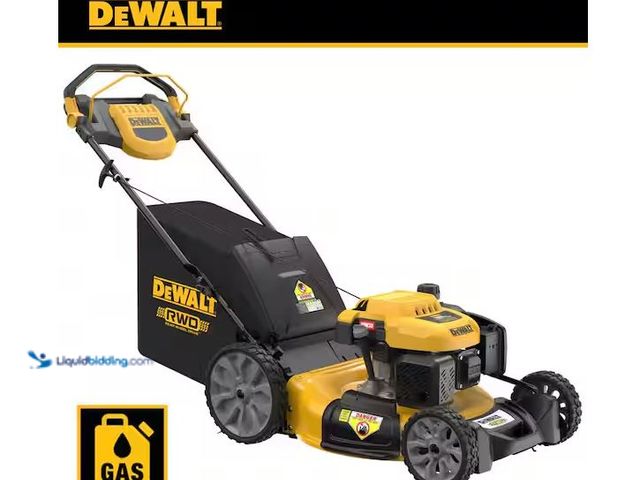 Lot 49-3610384 - DEWALT 21 in. 196cc E-GOV Engine 3-in-1 Gas RWD Self-Propelled Lawn Mower with High Rear Wheels Mode...