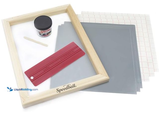 Lot 49-3600320 - Speedball Beginner Screen Printing Craft Vinyl Kit, Use with Cutting Machine to Easily Print Custom ...