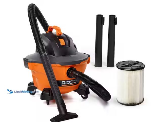 Lot 49-1547597 - RIDGID 6 Gal. 3.5 Peak HP NXT Shop Vacuum Wet Dry Vac with General Debris Filter, Locking Hose and A...