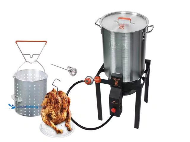 Lot 49-5484702 - Loco Sure Spark Turkey Fryer 30 qt LCTFKESB30CAP1 New