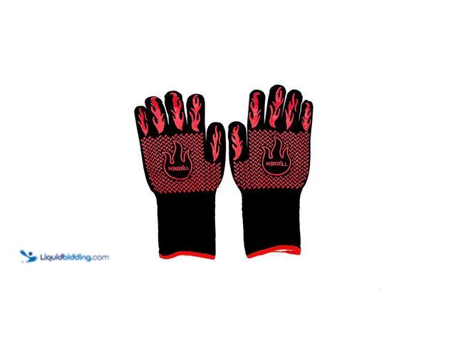 Lot 49-5552705 - QTY 2 - Nexgrill
Heat Resistant Grilling Gloves with Silicone Grip (1-Pair). Model # 530-0025N. Unu...