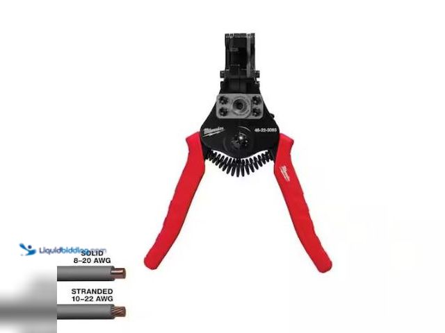 Lot 49-1569741 - Milwaukee Automatic Wire Stripper/Cutter with Comfort Grip, Model # 48-22-3083, Unused.  Ref#SBS0116