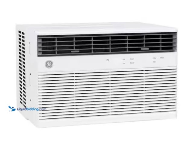 Lot 49-2005687 - GE 10,000 BTU Smart Window Air Conditioner for 450 sq. ft. in White with Wi-Fi and Remote, Model # A...