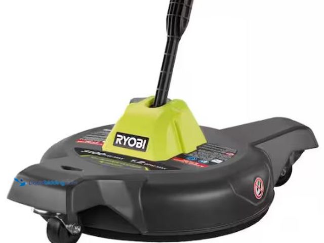 Lot 49-1549164 - RYOBI 12 in. 3100 PSI Electric Pressure Washer Surface Cleaner with Caster Wheels, Model # RY31SC312...