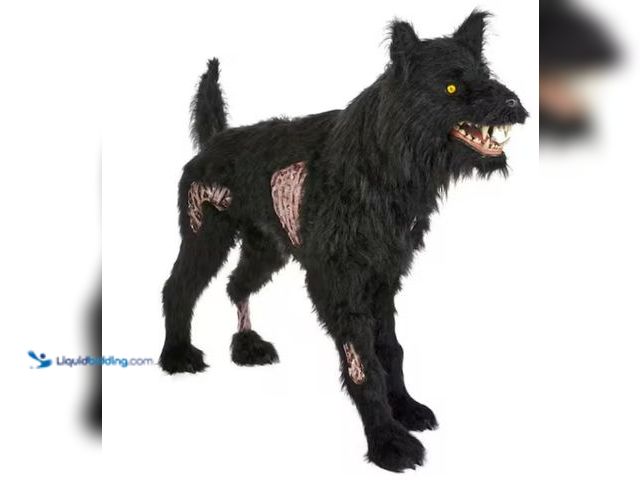 Lot 49-3521268 - Home Accents Holiday
5.5 ft. Gruesome Grounds Animated LED Fear Valley Wolf H8 Used (unable to test...