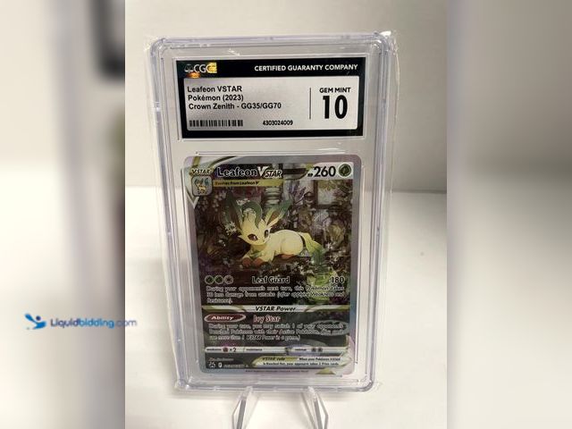 Lot 49-910545 - LEAFEON VSTAR GG35/GG70 GALARIAN GALLERY HOLO POKEMON CGC 10 GEM MINT. Ref:COINS0723