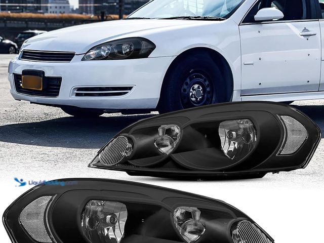 Lot 49-5482106 - 2PCS Headlight Assembly For 2006-2013 Chevy Impala LS LT LTZ For 2014-2016 Chevy Impala Limited For ...