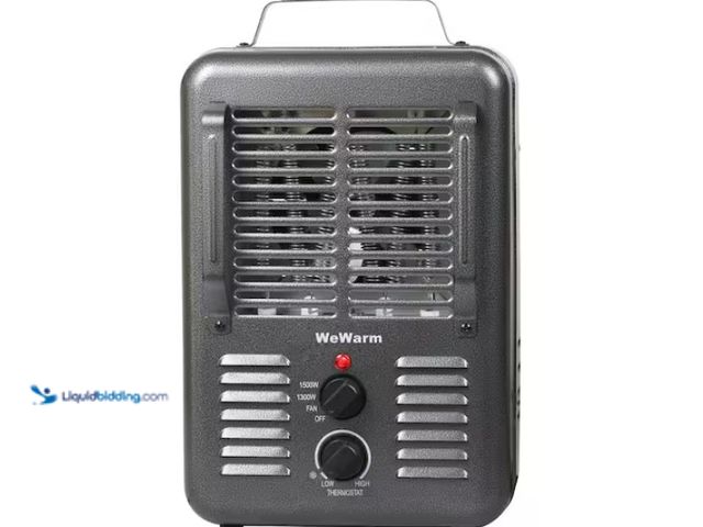 Lot 49-1574824 - We Warm Deluxe Milkhouse Utility Heater, Model # HT1912, Slightly used, Works, Powers on, Minor dent...