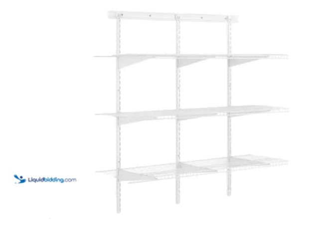 Lot 49-2004153 - Everbilt 4 ft. General Organizer Kit, White, Model # 90300, New, Factory Sealed.  Ref#SB0722