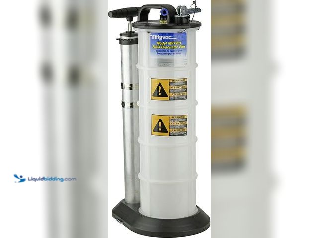 Lot 49-2006509 - Mityvac 7201 2.3 Gallon Fluid Evacuator Extractor and Dispensing Pump, Push Button, Manual Operation...