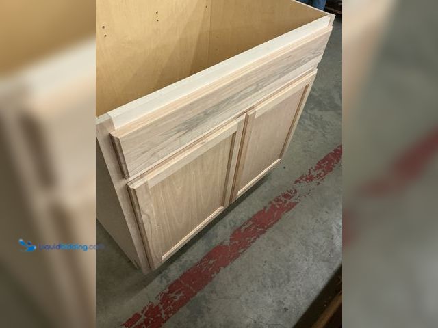 Lot 49-5487801 - 35-1/2H x 36"W x 24-1/2"L Unfinished Cabinet Unused