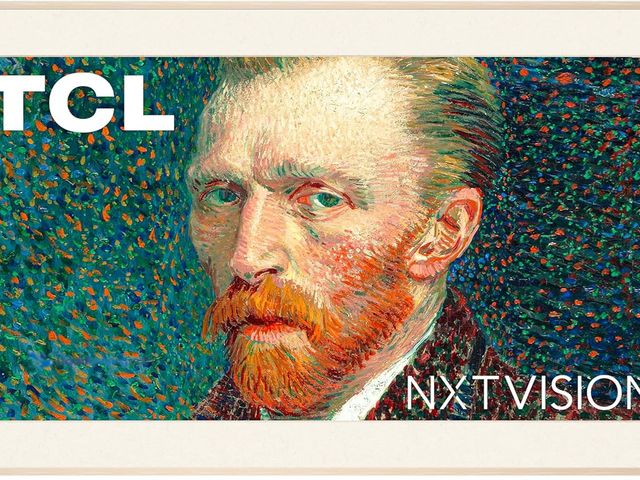 Lot 49-3531846 - TCL 55 Inch Class NXTVISION Series Picture Frame Canvas Art TV | 55A300W, 2024 Model | QLED 4K HDR S...