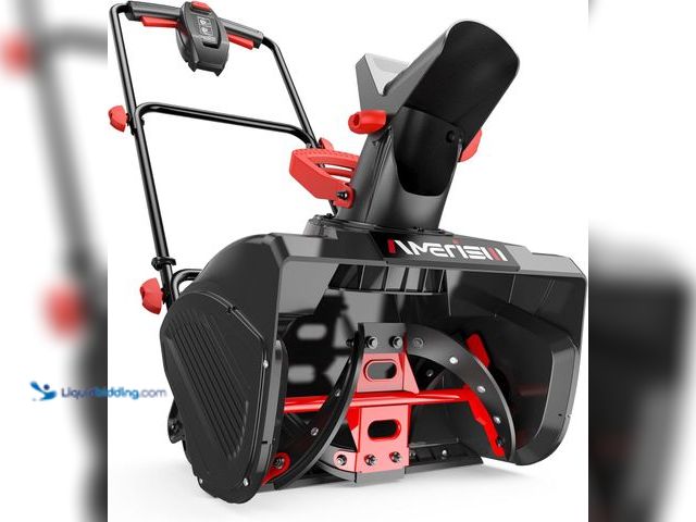 Lot 49-3534416 - 18-Inch Electric Snow Blower, 15-Amp Corded Snow Thrower 2200 RPM, 30 FT Snow Throw Distance, Lightw...