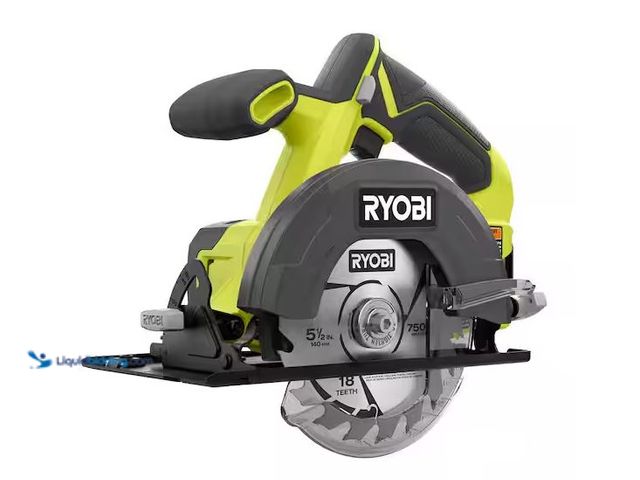 Lot 49-1576915 - RYOBI ONE+ 18V Cordless 5 1/2 in. Circular Saw (Tool Only) Model # PCL500B, Slightly Used, Powers On...