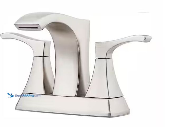 Lot 49-5460348 - Pfister
Venturi 4 in. Centerset 2-Handle Bathroom Faucet in Spot Defense Brushed Nickel Internet # ...