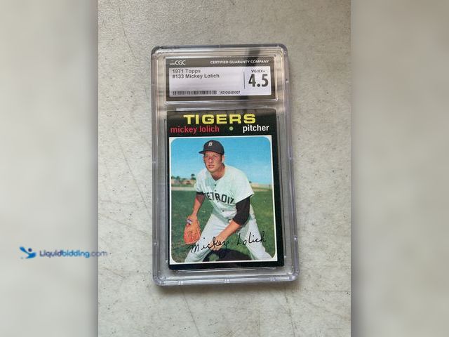 Lot 49-5451691 - Other WOW GRADED CARD! 1971 TOPPS #133 MICKEY LOLICH CGC GRADED 4.5 VG-EX+