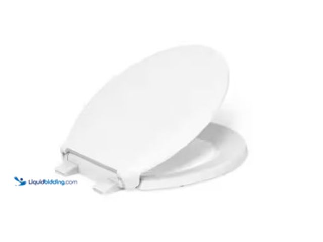 Lot 49-3618620 - KOHLER Cachet Round Antimicrobial, Soft Close Toilet Seat in White, Model # K-R25782-A-0, New. (NOTE...