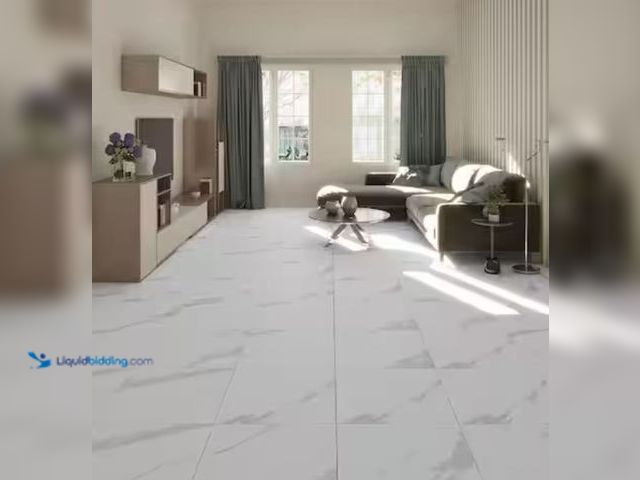 Lot 49-1623647 - APPROX. (532) SQ FT of Matte Calcutta 18 in. x 18 in. Glazed Ceramic Floor and Wall Tile (20.49 sq. ...