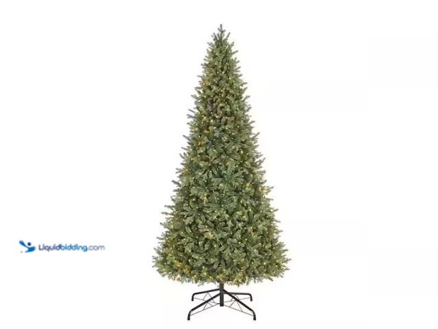 Lot 49-1539979 - Home Accents Holiday 9 ft. Nostalgic Noble Fir LED Pre-Lit Christmas Tree T19 Model # 25WL10050, Unu...