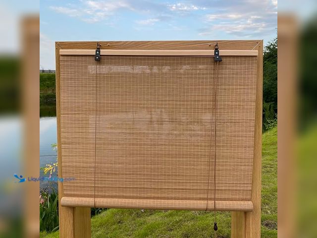 Lot 49-1624299 - XIUXIU Bamboo Roller Shades Roman Shades for Window Roll Up Blinds for Home Light Filtering Indoor O...