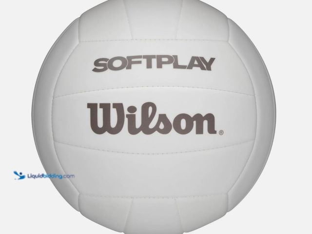 Lot 49-5545783 - Quality Soft Play Volleyball - White, Indoor/Outdoor, Lasting Air Retention, Unused