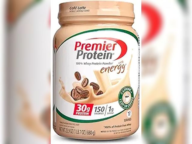 Lot 49-5407039 - Premier Protein Powder, Cafe Latte, 30g Protein, 1g Sugar, 100% Whey Protein, Keto Friendly, No Soy ...