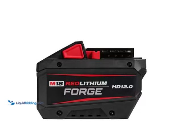 Lot 49-5574089 - Milwaukee
M18 18V Lithium-Ion REDLITHIUM FORGE HD 12.0 Ah Battery Pack. Model # 48-11-1813. New