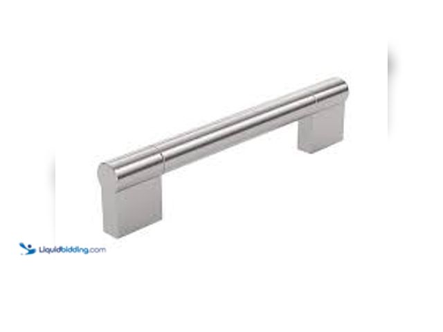 Lot 49-5415487 - GlideRite 5 in. Center-to-Center Stainless Steel Finish Round Cross Bar Cabinet Pulls (10-Pack). Mod...