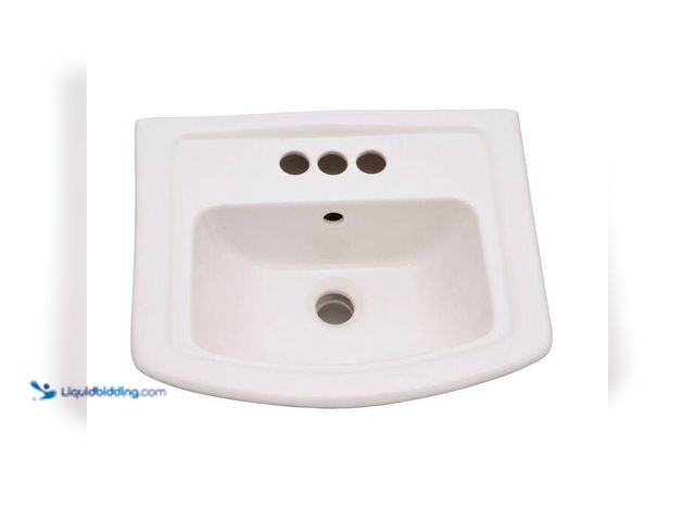 Lot 49-2024315 - Washington 460 18 in. Bathroom Sink in White (sink only). Model # 3-384WH. MSRP $382. Unused.   Ref#...