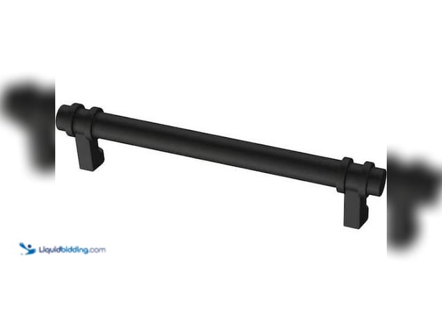 Lot 49-5572156 - QTY 5 - Liberty Charmaine 5-1/16 in. (128 mm) Classic Matte Black Cabinet Drawer Pull. Model # P3853...