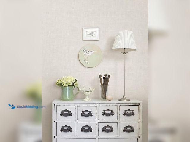 Lot 49-2003621 - Approx. (92) sq. ft. of NuWallpaper Cream Nolan Peel and Stick Self-Adhesive Removable Wallpaper, NU...