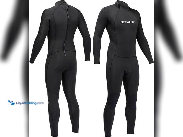 Lot 49-3482721 - Ocealite Full Wetsuit 3mm Full Wetsuit for Mens Premium Neoprene Suits for Diving Snorkeling Surfing...