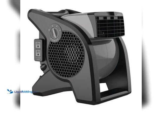 Lot 49-5553445 - Lasko Pivoting 11.2 in. 3 Speed High Velocity Blower Fan for Home, Job Site in Gray, 375 CFM, 2 120V...