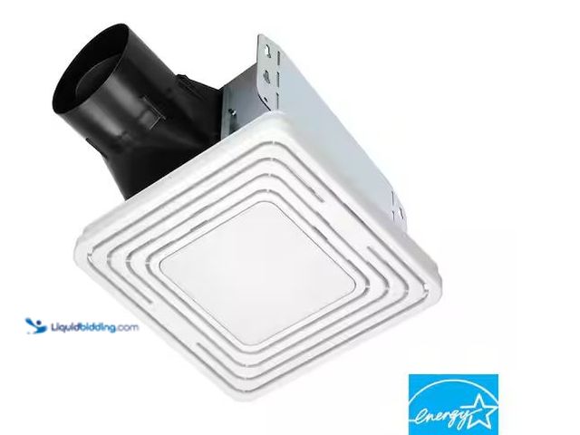 Lot 49-5460360 - Broan-NuTone
Roomside Series, White, 50 CFM, No Cut- Roomside Installation Bathroom Fan with Light,...