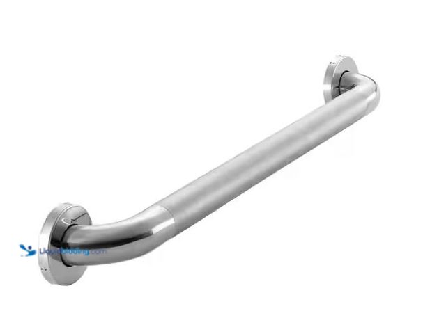 Lot 49-1572070 - Glacier Bay 24 in. L x 1 1/2 in. ADA Compliant Grab Bar in Polished Stainless Steel Model # 20135-02...