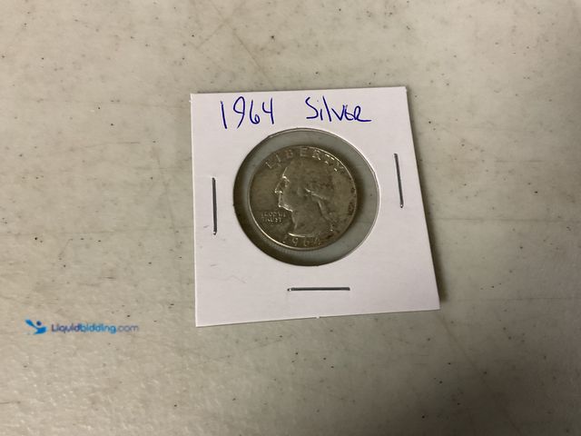 Lot 49-1505692 - 1964 SILVER QUARTER #COINS1211