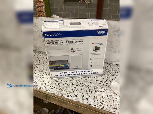 Lot 49-5450260 - Brother MFC-J1205W INKvestment -Tank Wireless Multi-Function Color Inkjet Printer with Up to 1-Year ...